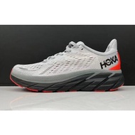 ✭HOKA ONE ONE Clifton 8 OutDoor Shock Absorption Sports shoes Gray Black Red Men And Women Size 36-45❂