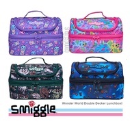 Smiggle Wonder World Double Decker Lunchbox/ Smiggle Lunch Bag/Double Decker