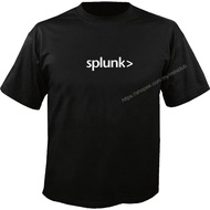 Splunk LOGO Custom Tshirt Tee Shirt Teeshirt BLACK COLOR (S-3XL)