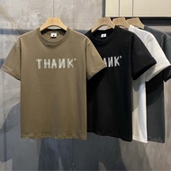 100% Cotton T Shirt Men Summer Comfortable Round Neck Casual Short Sleeve Men TShirt Unisex 4 Colors