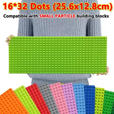 16x32 Baseplate DIY Assembled Building Blocks Baseplate 16*32 Classic Building Blocks Base Board Sin