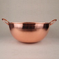 Copper pot for boiling jam Stewed copper wok Thickened copper hot pot of induction cooker Copper pot Pure red copper pot