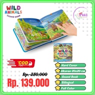 Buku Anak : AMAZING WILD ANIMALS SOUND BOOK Sound Book Buku Bersuara Bilingual Sound Book Ziyad Book