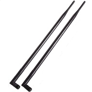 1.3ft 2X 10dBi WiFi Bluetooth Antenna Dual Band Omni Directional Antenna 2.4Ghz/5Ghz RP-SMA Male Lon