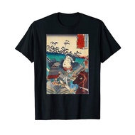 Antique Japanese Print Female Warrior Tomoe Gozen T-Shirt