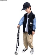 Cargo Jogger Pants for Kids Boy 9081 in Khaki B02 4T-1