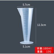 ถ้วยตวงพลาสติก 100 ml อุณหภูมิ= 0 cc ~100 cc กรวยแหลม ตวงของเหลว