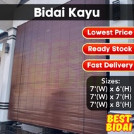 7kaki Bidai Kayu Outdoor Wooden Blind Outdoor Bidai Tingkap Kayu Wooden Blinds Outdoor Blinds