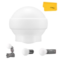 AK-R22 Diffusion Dome, Collapsible Flash Diffuser Suitable for Godox V1 V1 Pro Series Round Head Fla