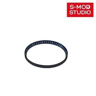 S-MOD SKX007 Chapter Ring Matte Black With WHITE Marker Seiko Mod