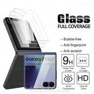 2Pcs Protective Glass For Samsung Galaxy Z Flip 7 6 FE 7FE Flip7 Flip7FE Flip6 ZFlip7 ZFlip7FE ZFlip
