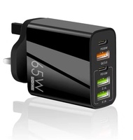 65w 手機快充插頭 65W 5 Port USB-C USB PD Fast Charger Plug Wall Charger iPhone 15 無線充電 power bank