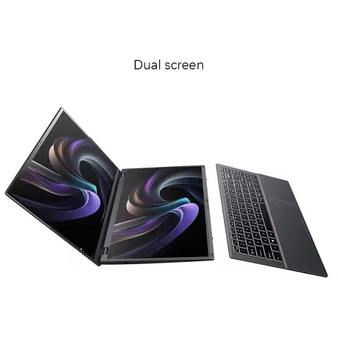 DS14 Dual Touchscreen Laptop i7-1270P (14+14 inch) 2*DDR5 Fingerprint unlock Dual-fan Portable Table