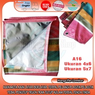TENDA LAYAR TARPAULIN FLEXIBLE COLORFUL RAINBOW FISH POND TENT COVER TINDA A16 4X6 5X7 PER SHEET PLA