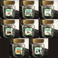 P19- SPICE JAR 200ml SPICE JAR | Spice place| Spice PLACE SET | Spice CONTAINER SET | Kitchen SPICE 