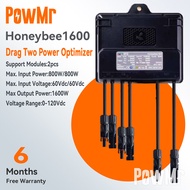 PowMr Dual PV Power Optimizer Solar MPPT DC Photovoltaic optimizer 1600W Honeybee1600