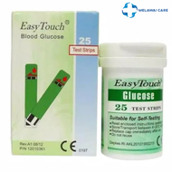 Easy Touch Easytouch Strip Cek Gula Darah Glucose isi 25 pcs/alat cek gula darah/alat tes gula darah diabetes/stik cek gula darah easy touch/alat cek gula darah 3 in 1 lengkap/alat cek gula darah 3 in 1 lengkap asli/alat kesehatan medis lengkap