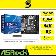 ASROCK H610M-ITX/ac Intel LGA1700 Socket ITX Motherboard