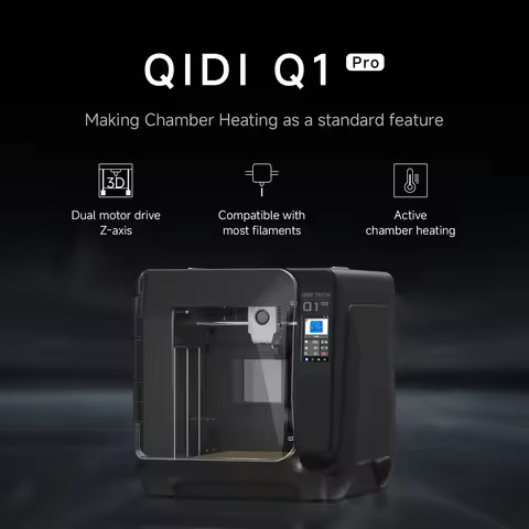 QIDI Q1 Pro 3D Printer with Camera 600mm/s Fully Auto Leveling 60℃ Chamber Heat CoreXY Structure Pri