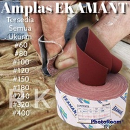 PREMIUM Kertas amplas Ekamant Amplas Roll kain Ekamant sand paper