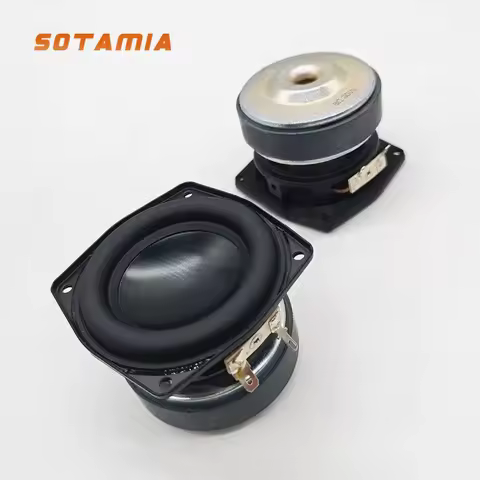 SOTAMIA 2Pcs 3 Inch Subwoofer Audio Speaker 6 Ohm 30W 25 Core Super Bass Hifi Music Power Loudspeake