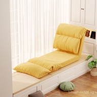 Lazy Sofa Tatami Balcony Single Reclining Sleeping Bay Window Sofa Bed Foldable Bed Backrest Lying Chair