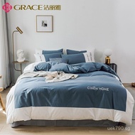 Bedding Quilt Cover Single Person Jie Liya 100% Cotton 3Pure Cotton Three-Piece Four-Piece Set Dormi