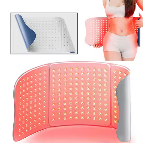 2026 Upgrade Red Light Therapy Pad 660nm 850nm for Body Pain Relief, Large 30x12inch Mat with Timer 