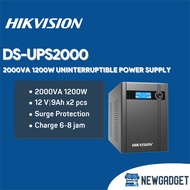 HIKVISION DS-UPS2000 2000VA 1200W UNINTERRUPTIBLE POWER SUPPLY UPS CCTV