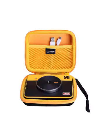 LTGEM EVA Hard Case for Kodak Mini Shot 3 Retro Mini Shot 3 Squre/Mini Shot 3 Instant Camera & Photo