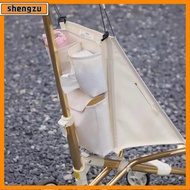 SHENGZU ใช้ซ้ำได้ ที่เก็บของแบบแขวนสำหรับรถเข็นเด็ก ล้างทำความสะอาดได้ ขวดนมสำหรับทารก ที่จัดระเบียบรถเข็นเด็ก จุได้มาก การเดินทางกลางแจ้ง กระเป๋ารถเข็นเด็ก