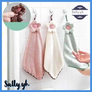 SALLY.YH 1pcs Sunflower Cartoon Absorbent Towels Kitchen Coral Velvet