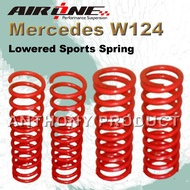 AIRONE Mercedes W124 Lowered Sport Coil Spring (Red Colour)