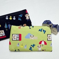 京都綾小路鑰匙口金包-青蛙(綠/黑)