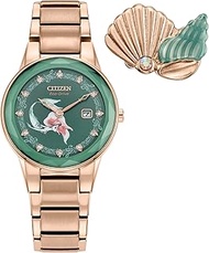 Eco-Drive Ladies' Special Edition Disney Princess Ariel "Making Waves my Way" Faceted Crystal Watch