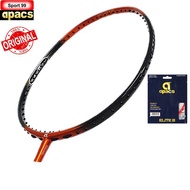 Apacs Nano Fusion Speed 722【Install with String】Apacs Elite III (Original)Badminton Racket-Orange Blk 99(1pcs)