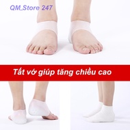 Height Increasing Padded Socks DC35 Silicone Height Increasing Socks, Flexible, Soft Feet Increase 3