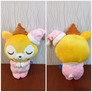 Sleeping bambi Plushy - pink Polka-Dot Pajamas bambi Doll