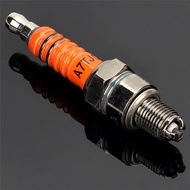 1Pc Motorcycle A7TJC Third-grade Sparking Plug Nozzle for 110CC Off-road Moto GY6125CC Scooter Modification 49CC Universal Motorbike