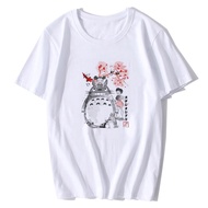 CODMiyazaki Hayao Sakura Totoro Tshirt Men Short Sleeve TShirt Korean Style Comfortable Men TeeKorea