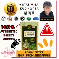 [GENIUNE/SG DISTRIBUTOR] - 9 STAR MISAI KUCING TEA 猫须茶 [60 TEA BAGS]