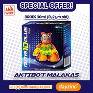 Nutri10Plus Oral Drops 30mL + Free (2) 10mL Dayzinc Samples