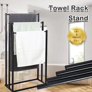 3-Tier Standing Towel Rack Stand | Light Luxury Stylish Towel Organizer for Bathroom Bedroom