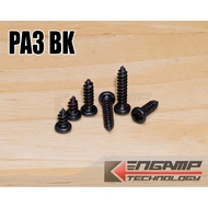 (Optional Item) [NUT] PA3 BLK Self Tapping NUT M3 Size (3mm)