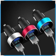 3.1A l{Dual[iL/USB>xo)Car}QY)Charger}s)2}p)Port}z)LCD}Q)Display 12-24V USB9