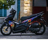 TEM 3 LỚP - Tem rời dán xe AB Air Blade 150 125 mẫu lá cờ Mã Lai (Malaysia)