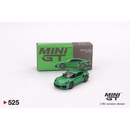 MINI GT 525 Porsche 911 Turbo S Python Green