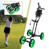[Garende] Golf Cart Golf Push Trolley Foldable 4 Wheel Golf Pull Cart Golf Accessories