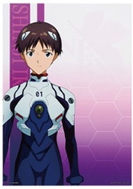 新世紀福音戰士劇場版Air/真心為你 THE END OF EVANGELION 一番賞 H賞 透明海報- 碇真嗣[平行進口]