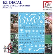 Water Decal [EZ Decal] CSTM109 GN-002 GUNDAM DYNAMES [MG SCALE] CSTM 109